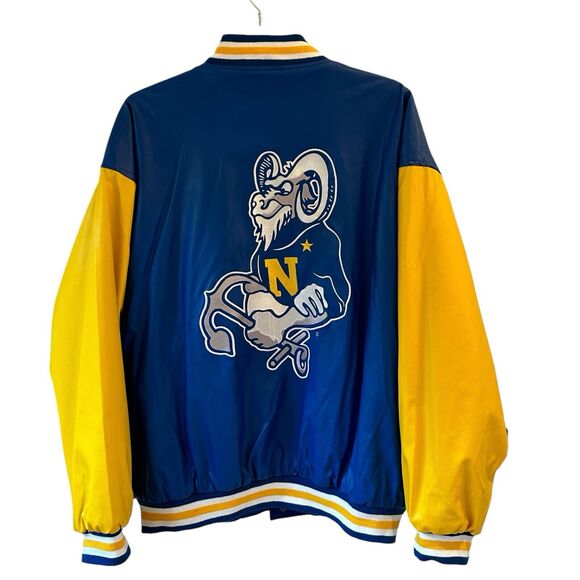 Steve & Barry's Men's Vintage Naval Academy Varsity Jacket Size Large - Picture 1 of 7